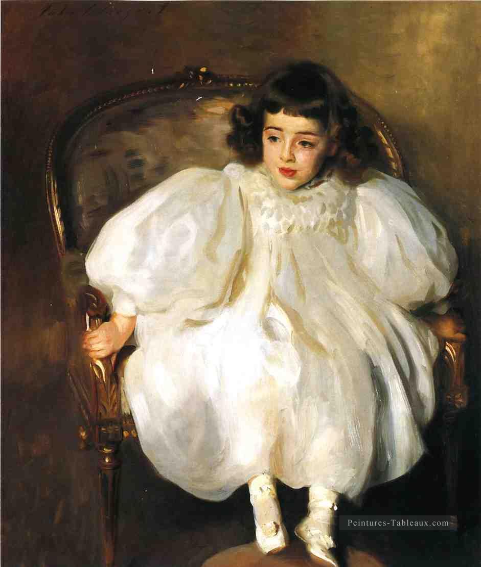 Expectancy aka Portrait de Frances Winifred Hill John Singer Sargent Peintures à l'huile